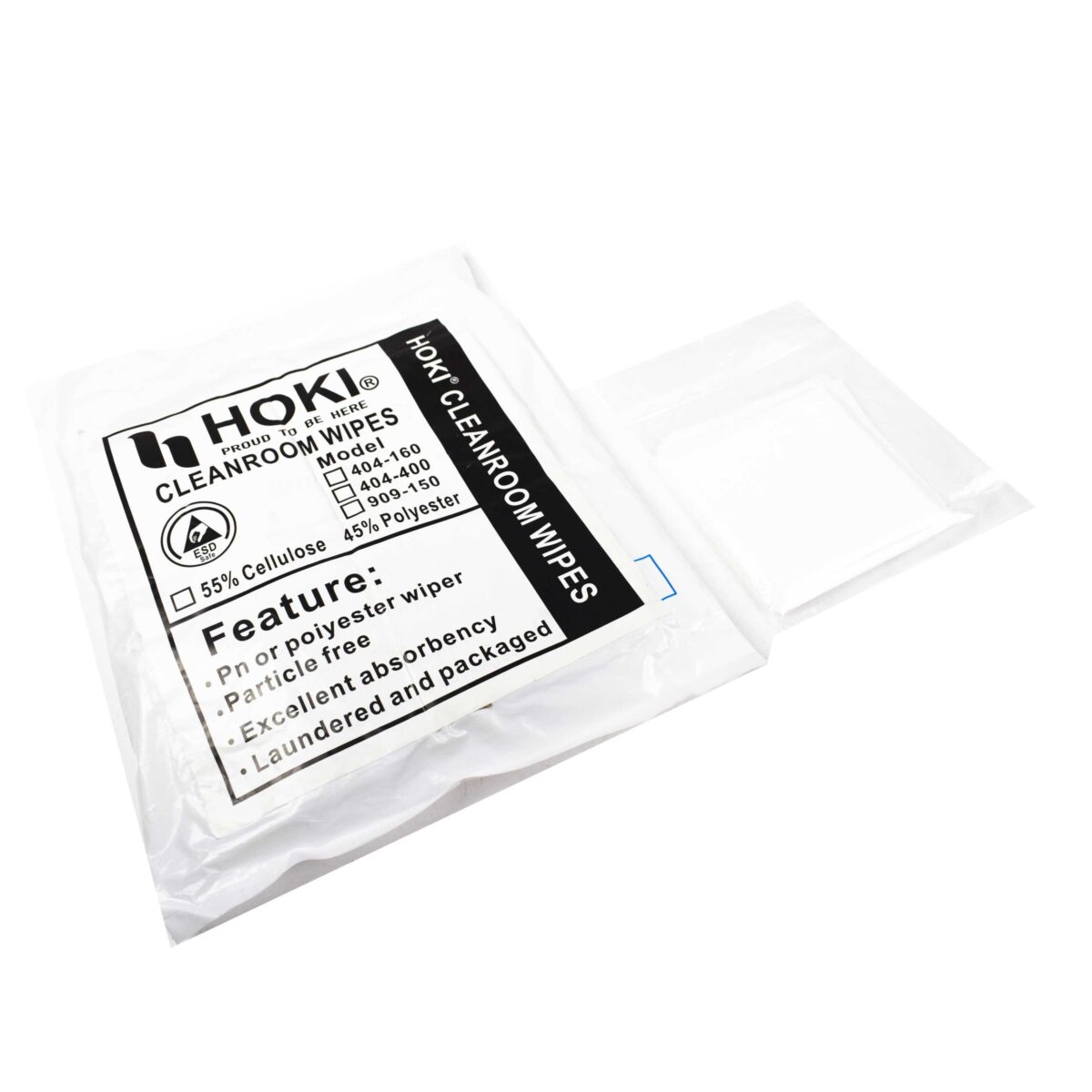 Hoki ESD Safe Cleanroom Wipes 3.5×3.5 inch