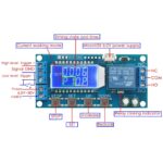 XY-LJ02 6-30V Micro USB,  Digital LCD Display Time,  Delay Relay Module,  Control Timer Switch,  Trigger Cycle Timing