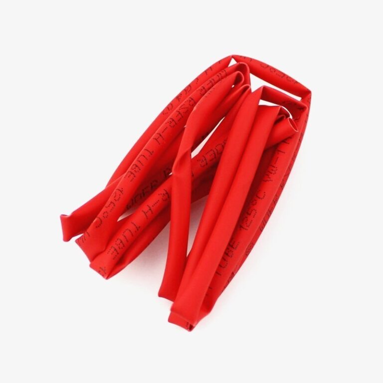 Heat Shrink Sleeve Tube – 4mm Diameter – Red – 1 meter