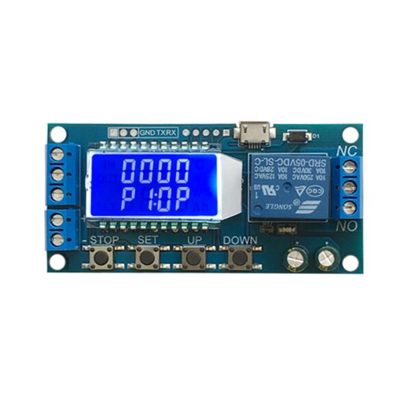 XY-LJ02 6-30V Micro USB,  Digital LCD Display Time,  Delay Relay Module,  Control Timer Switch,  Trigger Cycle Timing