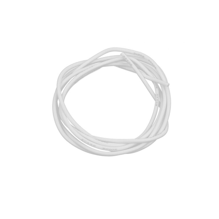 High Quality Ultra Flexible 20AWG Silicone Wire 1 m White