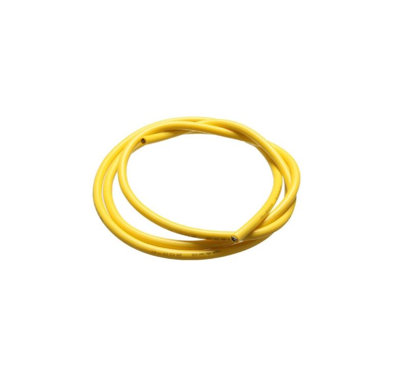 High Quality Ultra Flexible 8AWG Silicone Wire 1 m Yellow 1