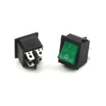 High voltage KCD4 Green DPST 16A ON OFF 4Pin Rocker Switch 2