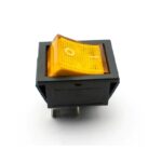 High voltage KCD4 Yellow 12V 24V16A DPST ON OFF 4Pin Rocker Switch 1
