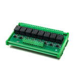12V 8 Channels Relay Module High and Low Triggering Optocoupler Isolation Relay Module PLC Signal Amplifier Board