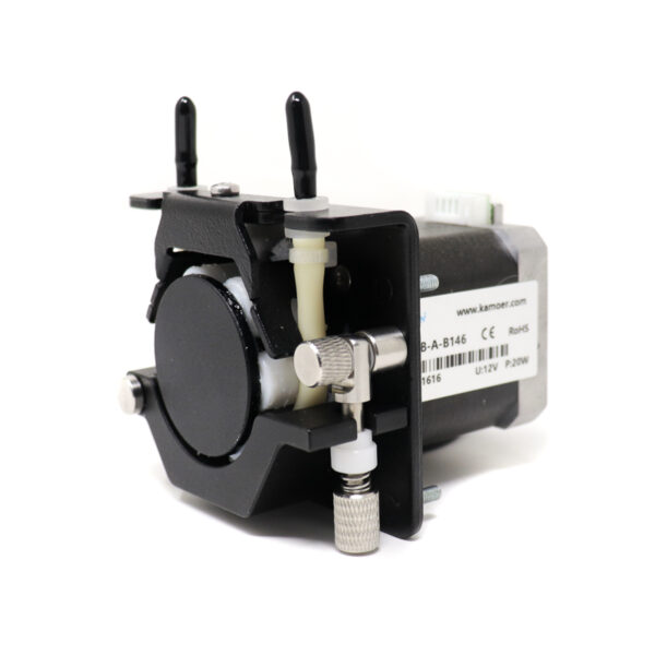 Kamoer 12V 30ml/min BPT Tube stepper motor 6 rollers liquid peristaltic pump