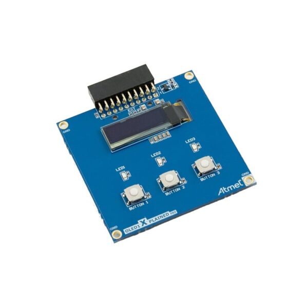 MICROCHIP Expansion Board OLED1 Xplained Pro OLED Display 128x32 SPI Auto ID for Board Identification