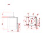 MakerBase Closed Loop Nema 17 SERVO42 Motor with Adapter for 3D Printers (Without Display) V1.1