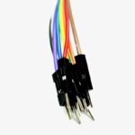Male Jumper Wires with Alligator Clips (20 cm) – 10pcs Crocodile Dupont Male Connector