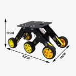 Mars Rover Robot DIY Kit with Acrylic Parts,  Nuts and Bolts – 6WD Car for Robotics