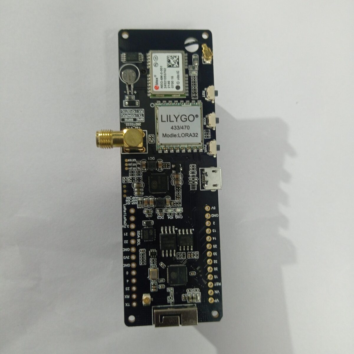 TTGO T-Beam V1.1 ESP32 LORA 433MHz WiFi Wireless Bluetooth Module with IPEX &18650 Battery Holder-Unsoldered