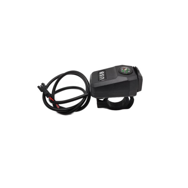 Motorcycle E scooter mobile USB charger with helmet hook waterproof 2