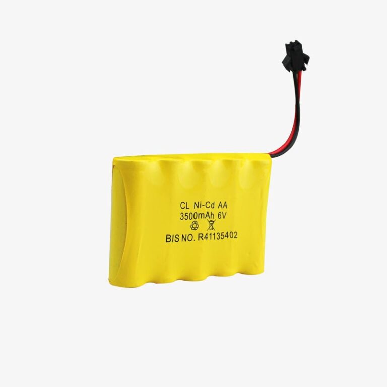 3500mAh 6v Ni-Cd AA Cell Battery Pack with SM Connector for Cordless Phone,  Toys,  Car,  DIY Project Battery