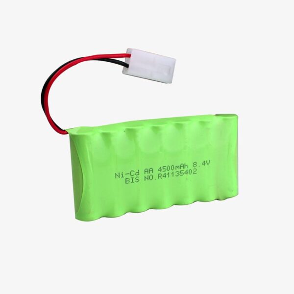 4500mAh 8.4v Ni-Cd AA Cell Battery Pack with 2-pin C20  Connector for Cordless Phone,  Toys,  Car,  DIY Project Battery