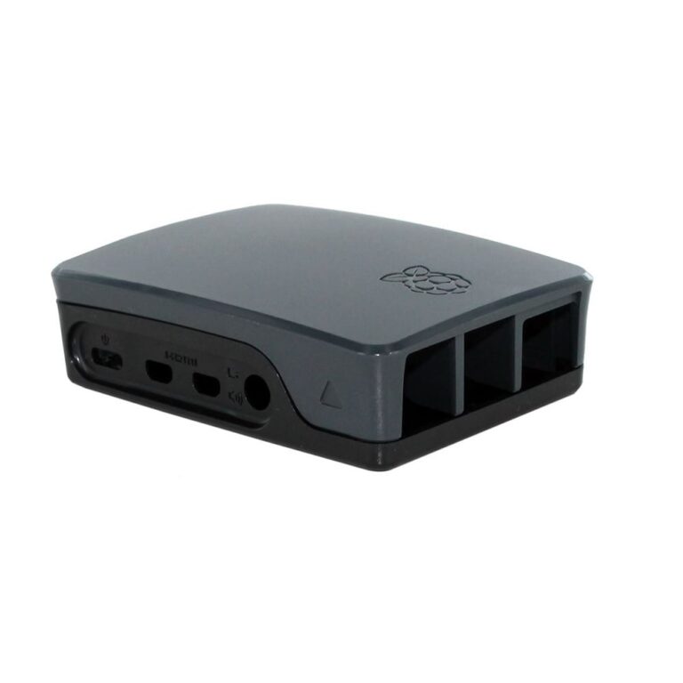 Official Raspberry Pi 4 Case Black Grey Raspberry Pi Case 48770 1