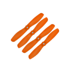 Orange HD Propellers 50455X4.5 Polycarbonate Bullnose Propeller 2CW2CCW 2pairs Orange 2