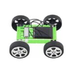 Orange Solar Toys For Kids 1 Set Mini Powered Toy DIY Solar Powered Toy DIY Car Kit Children Educational Gadget Hobby Funny