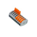 PCT-218 0.08-2.5mm 8 Pole Wire Connector Terminal Block with Spring Lock Lever for Cable Connection
