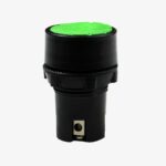 Flat AHF Push Button Switch – Green