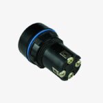 Flat AHF Push Button Switch – Red