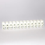 Panel Mount Barrier Terminal Block – 2 Row,  12 Way,  15A