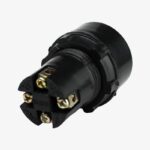 Flat AHF Push Button Switch – Red