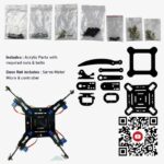Quadruped Spider Robot DIY Kit with 4 Legs- Acrylic Parts