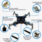 Quadruped Spider Robot DIY Kit with 4 Legs- Acrylic Parts