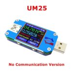 RD UM25 for APP USB 2.0 Type C LCD Voltmeter Ammeter Voltage Current Meter USB Tester （Without Communication Version） 2