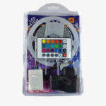 RGB LED Kit (3 Meter Strip – Water-resistant) with Remote Control and Adaptor