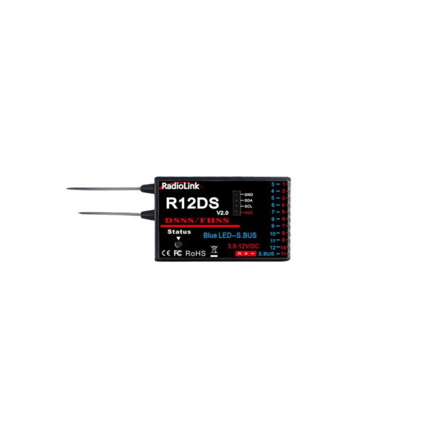 Radiolink R12DS 2.4GHz RC Receiver 12 Channels SBUS 1