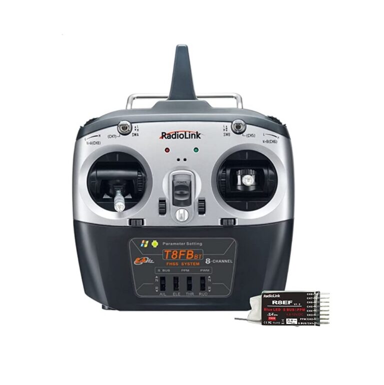 Radiolink T8FB 2.4GHz 8 Channels RC Remote Transmitter with Receiver R8EF Dual Stick Controller 8
