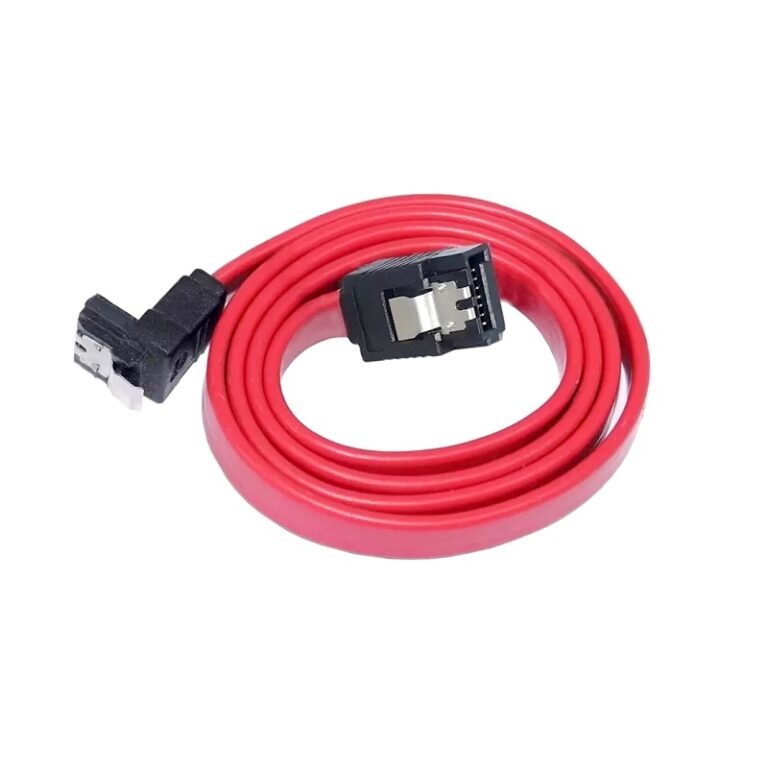Red SATA 3.0 Highspeed,  Hard Disk Data,  Cable,  A Bending
