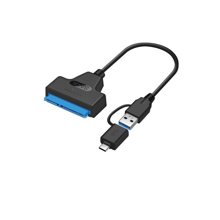 SATA3.0 to,  USB3.0/Type-c Two-inone,  External Hard Disk,  Data Cable-20CM