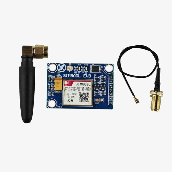 SIM800L V2 5V GPRS GSM Module – Quad-Band with Antenna