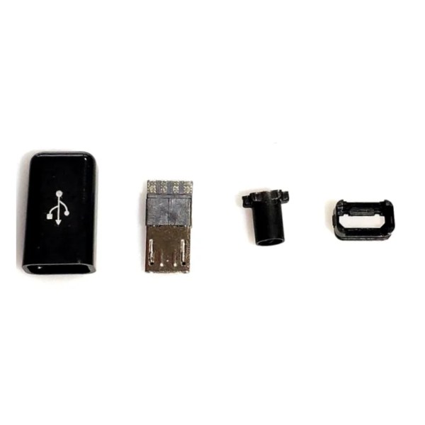 YT2153Y Micro USB 4pin Male Connector for Charging,  Data,  OTG Cable-Unassembled