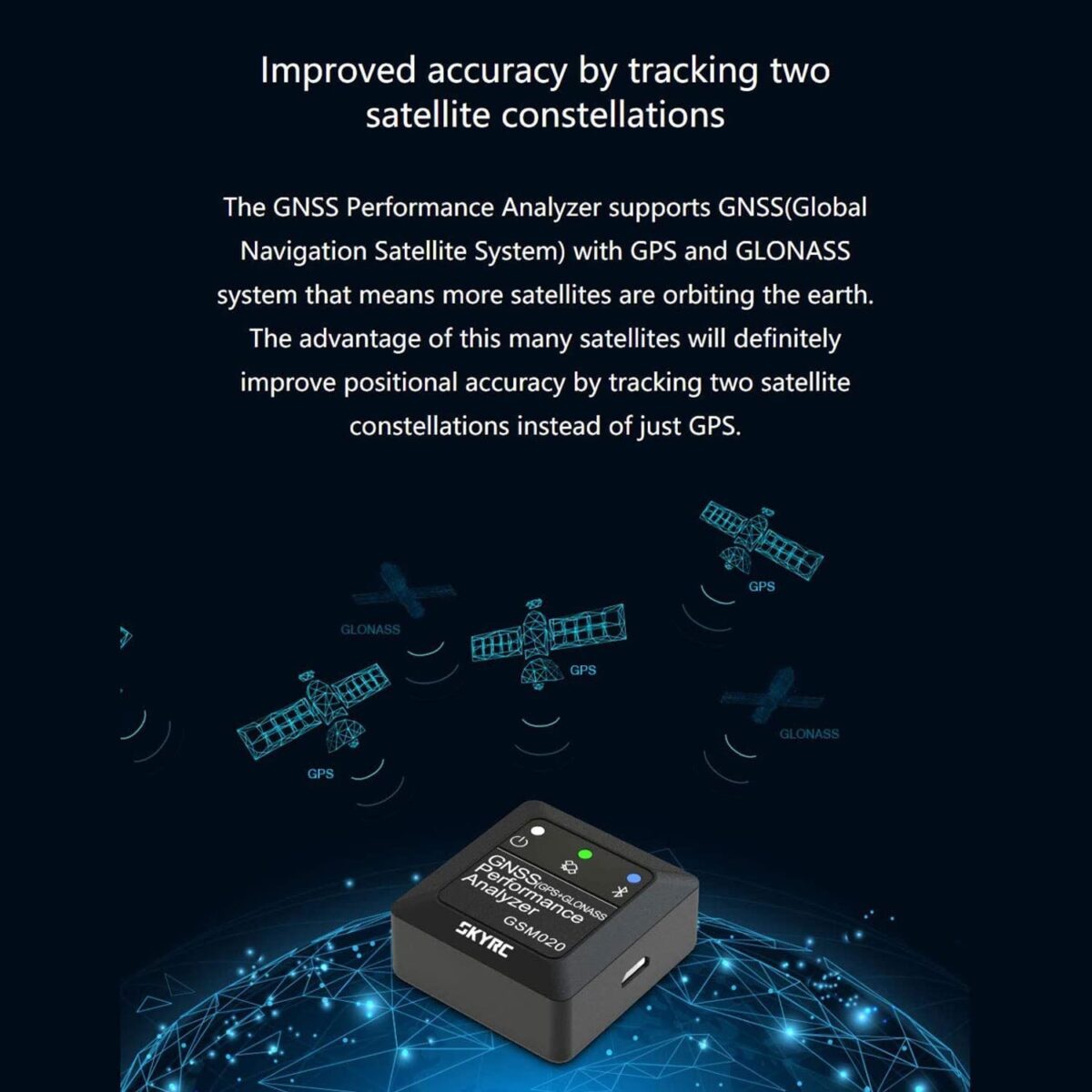 SKYRC GSM020 GNSS Performance Analyzer 8