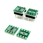 Leadfree so/msop/tssop/soic/sop8 to dip8 Wide-Body Narrow-Body Adapter Board PCB 8p – Pack of 5