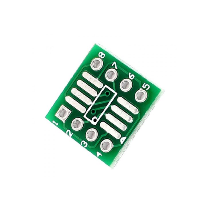 Leadfree so/msop/tssop/soic/sop8 to dip8 Wide-Body Narrow-Body Adapter Board PCB 8p – Pack of 5