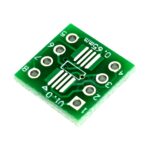 Leadfree so/msop/tssop/soic/sop8 to dip8 Wide-Body Narrow-Body Adapter Board PCB 8p – Pack of 5