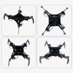 Quadruped Spider Robot DIY Kit with 4 Legs- Acrylic Parts