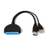 USB3.0 to SATA 2.5,  Inch External Hard Disk,  Data Cable,  With USB Power Supply