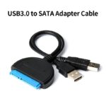 USB3.0 to SATA 2.5,  Inch External Hard Disk,  Data Cable,  With USB Power Supply