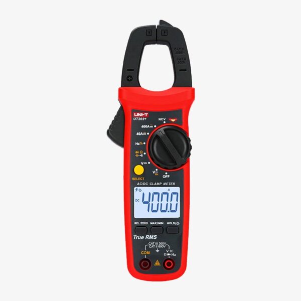 UNI-T UT203+ 400A AC/DC Current True RMS Digital Clamp Meter