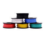 Plusivo 22AWG 6 Colors x 10M 600V Pre-Tinned Hook up Wire Kit –  Solid Core