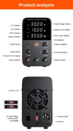 WANPTEK WPS3010H AC Input 115 to 230V 0 to30V0 10A DC Output Digital Desk Power Supply 2