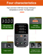 WANPTEK WPS3010H AC Input 115 to 230V 0 to30V0 10A DC Output Digital Desk Power Supply 5