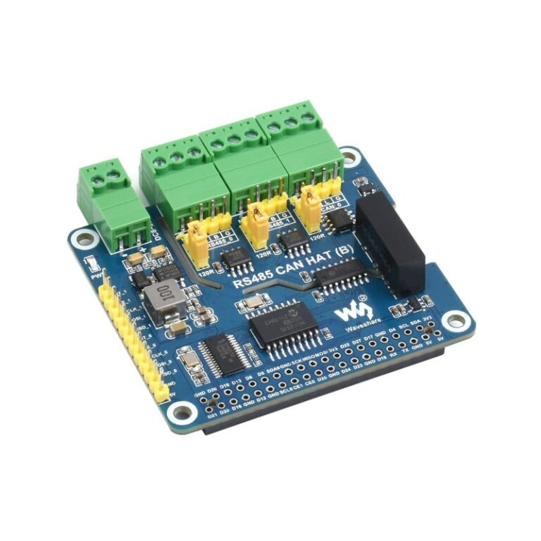 Waveshare Isolated RS485 CAN HAT B For Raspberry Pi 2 Ch RS485 and 1 Ch CAN Multi Protections 1