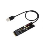 M.2 M KEY To A KEY Adapter,  for PCIe Devices,  Supports USB Conversion
