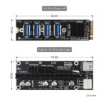 Waveshare M.2 to PCIe 4 Ch Expander 5 1